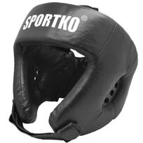 l salmas - Odinis bokso šalmas SportKO OK1 -  Black L - 1 nuotrauka