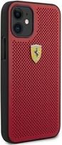 perforuota - Ferrari "FESPEHCP12SRE Ferrari Off Track Perforated Cover iPhone 12 Mini" Red - 2 nuotrauka