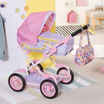 zapf creation - Amo Toys Zapf BABY born Deluxe Pram Lėlės vaikų vežimėlis - 2 nuotrauka