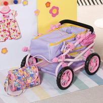 zapf creation - Amo Toys Zapf BABY born Deluxe Pram Lėlės vaikų vežimėlis - 3 nuotrauka