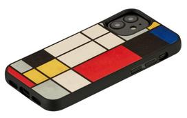 iphone 12 black mini - MAN&WOOD case for iPhone 12 mini mondrian wood black - 2 nuotrauka