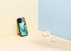 iphone 12 mini case - iKins case for Apple iPhone 12 mini aqua agate - 3 nuotrauka