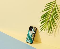 iphone 12 mini case - iKins case for Apple iPhone 12 mini aqua agate - 4 nuotrauka