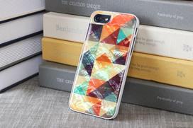 iphone 7 deklas - iKins case for Apple iPhone 8/7 mosaic baltas - 2 nuotrauka