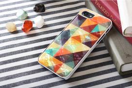 iphone 7 deklas - iKins case for Apple iPhone 8/7 mosaic baltas - 3 nuotrauka
