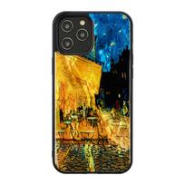iKins case for Apple iPhone 12/12 Pro cafe terrace juodas