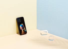 iphone 12 mini case - iKins case for Apple iPhone 12 mini girl with a pearl earring - 4 nuotrauka