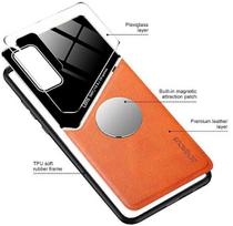 leather apple case - Mocco Lens Leather Back Case for Apple Iphone 12 Pro Max Orange - 3 nuotrauka