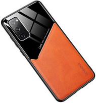 Mocco Lens Leather Back Case for Apple Iphone 12 Orange