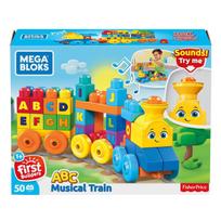 Mega Bloks ABC Learning Train Building Set DXH35