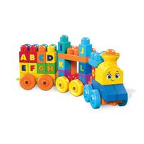 abecele - Mega Bloks ABC Learning Train Building Set DXH35 - 2 nuotrauka