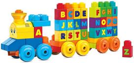 abecele - Mega Bloks ABC Learning Train Building Set DXH35 - 4 nuotrauka
