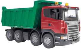 bruder scania - BRUDER sunkvežimis Scania raudonas, 3550 - 1 nuotrauka