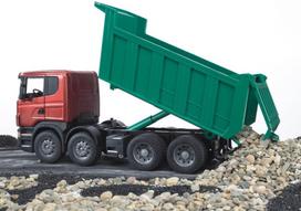 bruder scania - BRUDER sunkvežimis Scania raudonas, 3550 - 3 nuotrauka