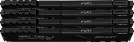 ddr4 ram 4 - Kingston FURY Beast Juodas 32GB Kit (4x8GB) DDR4-3200 CL16 UDIMM Gaming Arbeitsspeicher - 2 nuotrauka
