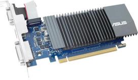 ddr5 vaizdo plokstes - Asus GeForce GT 730 Silent LP E 2GB GDDR5 64bit - 2 nuotrauka