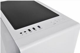 kompiuterio korpusas case - Thermaltake S100 Tempered Glass Snow Edition White - 5 nuotrauka
