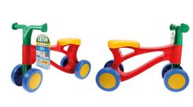 rides on - Dviratis Lena My First Scooter, raudonas/žalias - 2 nuotrauka