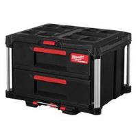 milwaukee dezes su stalciais - Įrankių dėžė su 2 stalčiais MILWAUKEE Packout - 1 nuotrauka