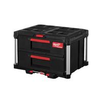 milwaukee dezes su stalciais - Įrankių dėžė su 2 stalčiais MILWAUKEE Packout - 2 nuotrauka