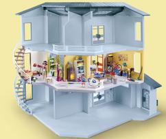 life extension - Konstruktorius Playmobil City Life Modern House Floor Extension, 258 vnt. - 5 nuotrauka