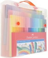 flomasteriai - Flomasteriai Faber Castell Carrying Case, vienpusiai, 92 vnt. - 3 nuotrauka