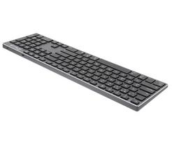 klaviatura en lt slim - Klaviatūra Tellur Shade Wireless Slim Keyboard EN, juoda, belaidė - 2 nuotrauka