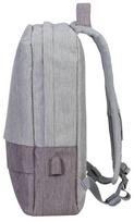 laptop case - Kuprinė Rivacase Anti-Theft Laptop Bag, pilka, 15.6" - 3 nuotrauka