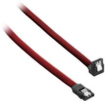 sata 3 cable - Laidas Cablemod ModMesh SATA 3 Cable, raudona, 0.3 m - 1 nuotrauka