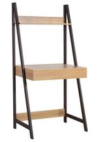 Lentyna Home4you Step, ruda/ąžuolo, 74x48x146.5 cm