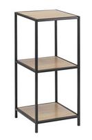 Lentyna Home4you Seaford Oak/Black, 35x37x82.5 cm