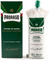 barbes - PRORASO Green Shaving Cream 500ml Vyrams Kremai skutimuisi - 2 nuotrauka
