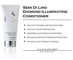 alfaparf milano semi di lino - AlfaParf Milano Diamond Illuminating Conditioner Deimantinio žvilgesio kondicionierius - 4 nuotrauka