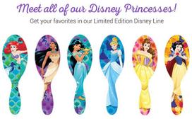 undinele ariele - WetBrush Disney Princess Original Detangler Plaukų šepetys - 2 nuotrauka