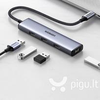ugreen adapter usb c - Ugreen 20841 CM473 Silver - 2 nuotrauka