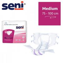 sauskelnes suaugusiems -  SENI SUPER QUATRO MEDIUM, sauskelnės, 10 vnt. - 3 nuotrauka