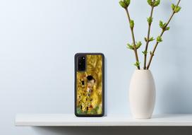 samsung s20 deklas - iKins case for Samsung Galaxy S20 - Kiss Juodas - 5 nuotrauka