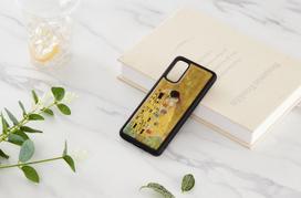 samsung s20 deklas - iKins case for Samsung Galaxy S20 - Kiss Juodas - 6 nuotrauka