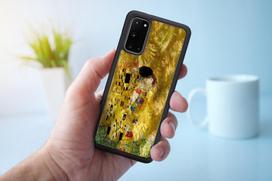 samsung s20 deklas - iKins case for Samsung Galaxy S20 - Kiss Juodas - 7 nuotrauka