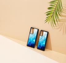 samsung galaxi note 20 - iKins case for Samsung Galaxy Note 20 Ultra mėlynas lake juodas - 5 nuotrauka