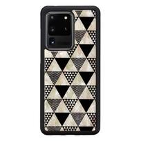 iKins case for Samsung Galaxy S20 Ultra - Pyramid Juodas
