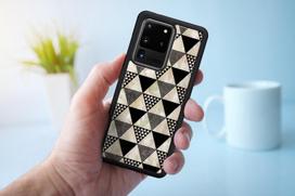 samsung galaxy s20 ultra deklas - iKins case for Samsung Galaxy S20 Ultra - Pyramid Juodas - 3 nuotrauka