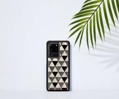 samsung galaxy s20 ultra deklas - iKins case for Samsung Galaxy S20 Ultra - Pyramid Juodas - 4 nuotrauka