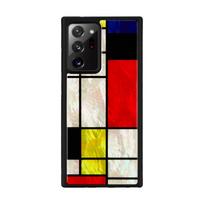 iKins case for Samsung Galaxy Note 20 Ultra - Mondrian Juodas