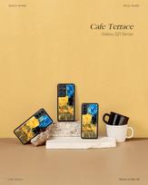 s21 telefonas samsung - iKins case for Samsung Galaxy S21 - Cafe Terrace Juodas - 4 nuotrauka
