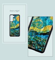 s21 telefonas samsung - iKins case for Samsung Galaxy S21 - Starry Night Juodas - 2 nuotrauka