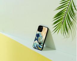 iphone 12 pro max deklas - iKins case for Apple iPhone 12 Pro Max great wave off - 3 nuotrauka
