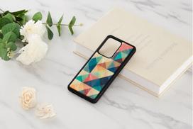 samsung galaxy s20 ultra deklas - iKins case for Samsung Galaxy S20 Ultra - Mosaic Juodas - 3 nuotrauka