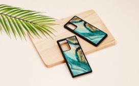 samsung galaxi note 20 - iKins case for Samsung Galaxy Note 20 aqua agate - 4 nuotrauka
