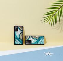 samsung galaxi note 20 - iKins case for Samsung Galaxy Note 20 aqua agate - 5 nuotrauka